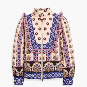 Farm Rio Ainika maxi floral puffer jacket